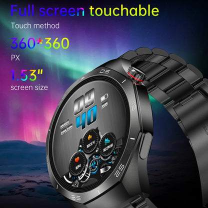 2025 Brand New Watch 5 Smartwatch Real AMOLED HD Screen 360*360 Heart Rate Bluetooth Call Waterproof Men Smart Watch Android IOS