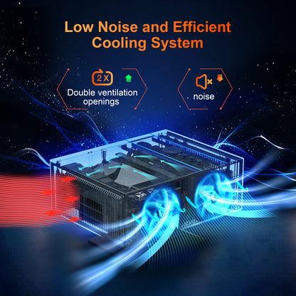 Digital Projector Support Projectors 4k Portable Autofocus 380Ansi Android 13 WiFi 11 BT5.2 Home Portable Mini Projector