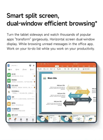 2025 New Original Global Edition Tablet Android 14 Pad 15 Pro 22GB+2TB Snapdragon 870 Tablet 5G Dual SlM Card WIFI HD 4K Mi Tab