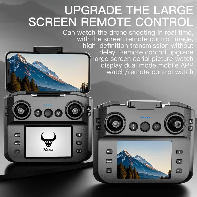 SG901MAX GPS Drone 8K Professional HD Dual Camera 5G WIFI With Screen 360°Obstacle Avoidance Brushless Foldable Quadcopter Drone