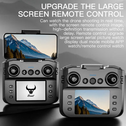 SG901MAX GPS Drone 8K Professional HD Dual Camera 5G WIFI With Screen 360°Obstacle Avoidance Brushless Foldable Quadcopter Drone