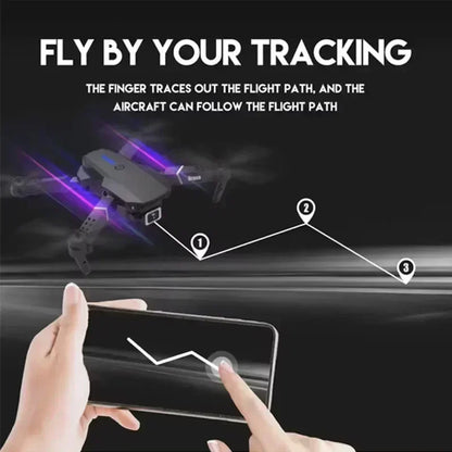 2025 E88 Professional Wide Angle RC Dron HD 4K Camera Mode Foldable Helicopter Aircraft Quadcopter Drone Kid Gift Toys ﻿