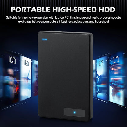 Portable External HD Hard Drive, 1TB,2TB, 4TB,5TB, HDD Memory, USB3.0, High Speed Flash Drive for Laptop, PC, MacBook, PS4, PS5