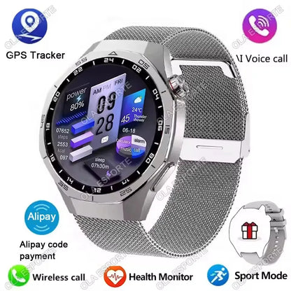 Men Women SmartWatch 2025 New 1.51 HD Screen 450Mah Fitness Track Heart Rate Sleep Gps Tracker Smart Watch Sport IP68 Waterproof