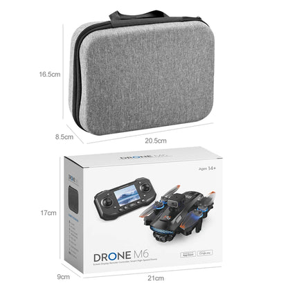 Xiaomi M6 Drone 8K Professional Aerial HD Camera 5G WIFI Intelligent Obstacle Avoidance With Screen Remote Control Drone Toys