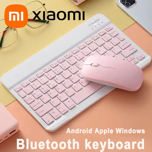 Xiaomi Wireless Bluetooth Keyboard And Mouse Ultra-Slim 10 Inch Magnetic Tablet For IPad Huawei Tablets Phones Rechargeable