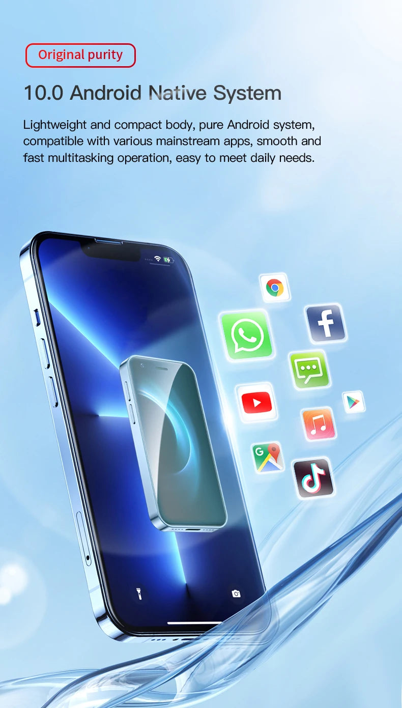 The smart phone in your pocket! SOYES XS16 3-inch Android 10.0 Mini Phone 4G Network Dual SIM Card 3+64G Memory with Play Store