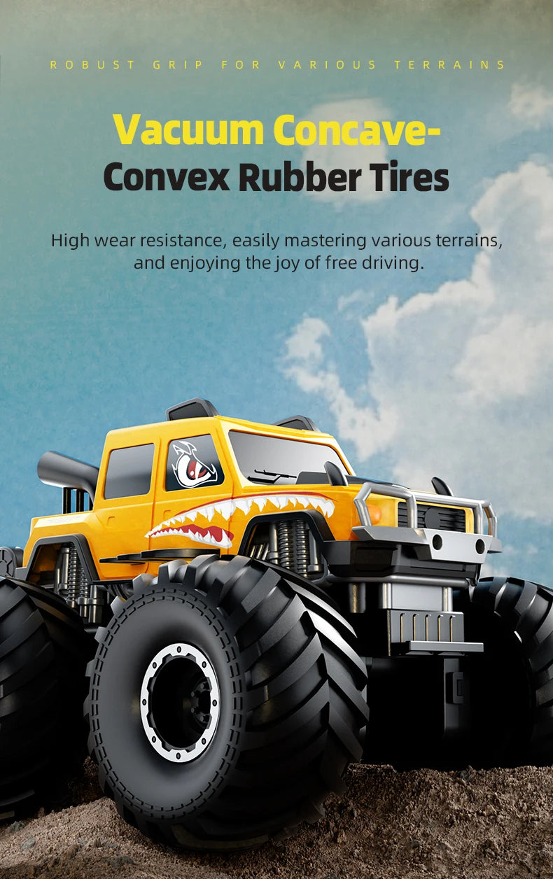 KBDFA Q215 Amphibious RC Car 2.4G 4WD Remote Control Truck Climbing Off Road Waterproof Armored Vehicles Kid Toys Gift