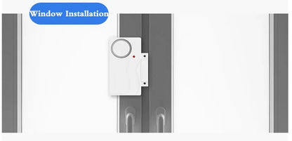 Camaroca Door Window Entry Security Wireless Remote Control Burglar Alarm Magnetic Sensor Alert System Security Protection