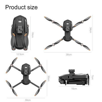 2025 V168 MAX GPS Drone Professional 8K Camera Aerial FPV Brush Avoiding Obstacle with Large Screen Remote Control Folding Dron
