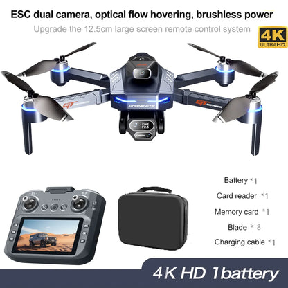 GT8 Drone 8K HD Dual Cameras FPV 5G WiFi GPS Brushless Motor Intelligen Obstacle Avoidance Foldable Quadcopter Toy Gift RC 3000M