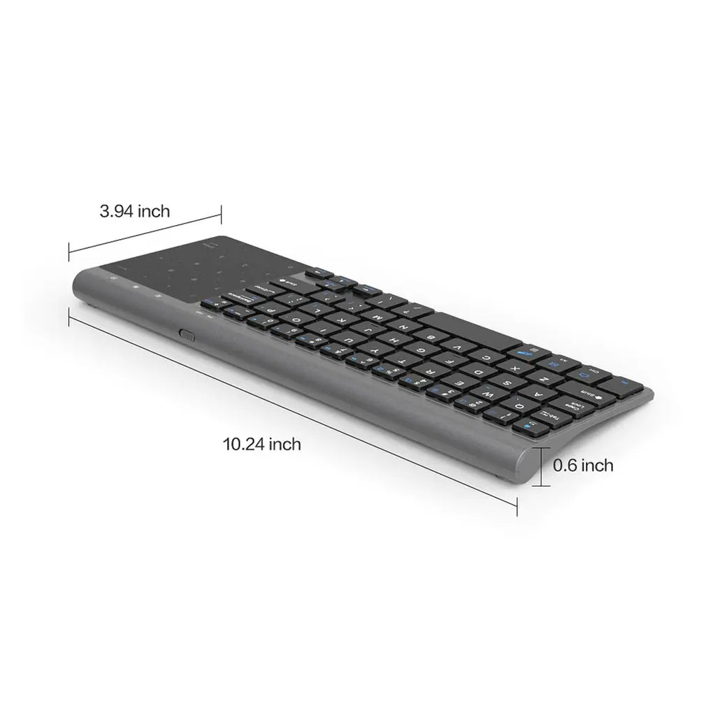 Portable Thin Numeric Keyboard 2.4Ghz Wireless  Keypad With Number Touchpad For Tablet Desktop Laptop PC Dropshipping