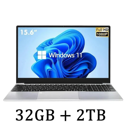 CARBAYTA 15.6" Laptop Computer Intel N5095 Notebook PC 16GB 32GB DDR4 128GB-2TB SSD Office Study PC Windows 11 1080P Laptops