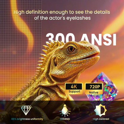 Digital Projector Android With Holder HD Video Smart Projector Outdoor with HDMI USB Wireless Connection for Home Cinema Out