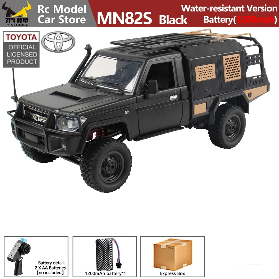 MN MODEL 1/12 4WD Remote Control Diving Off-road Car Climbing Truck All Terrain Vehicle Rock Crawler Wading Pickup Toy for Adult