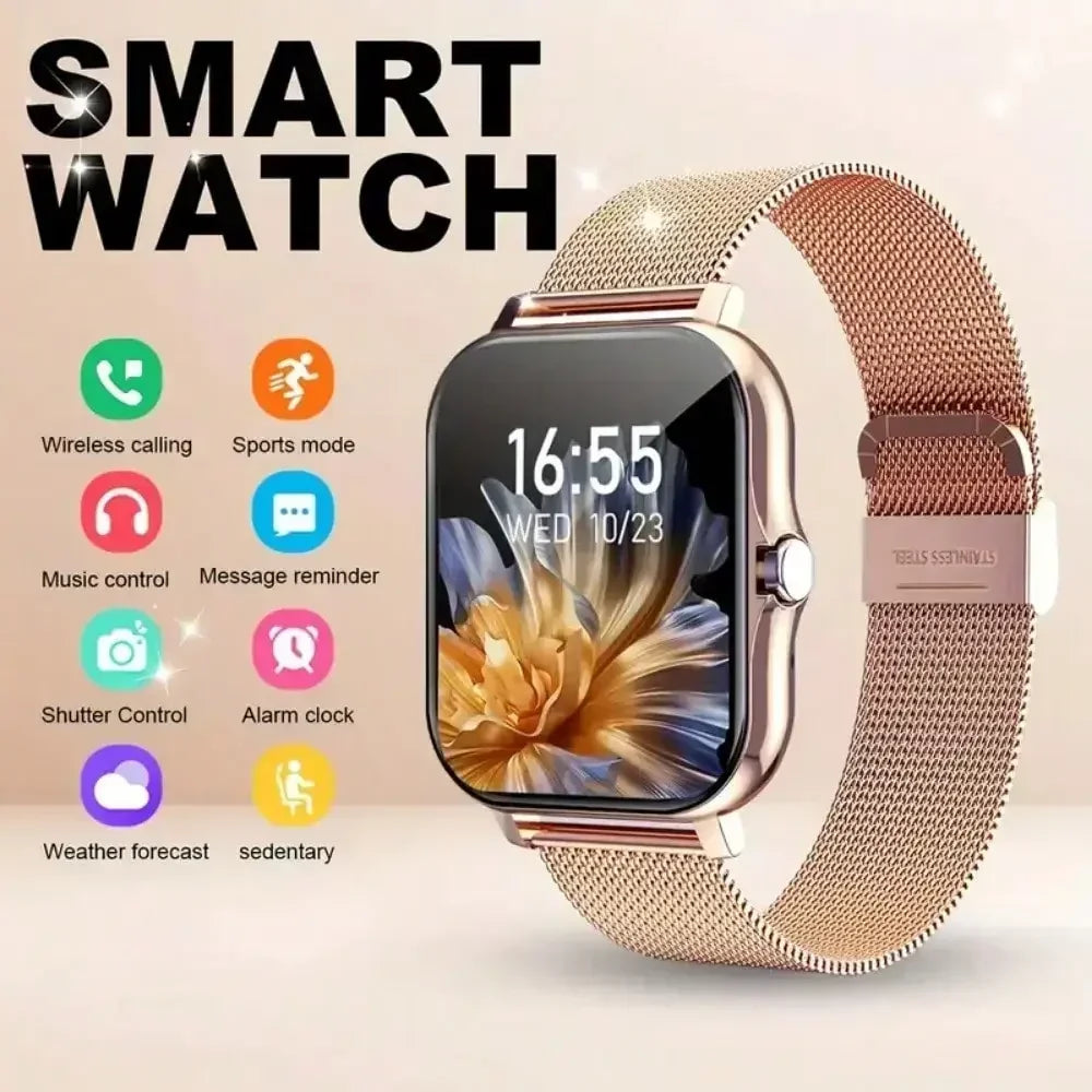 2025 Smart Watch 1.83'' Touch Screen - Bluetooth Calls, Heart Rate/Sleep Monitor, 50 Sports Modes, Waterproof
