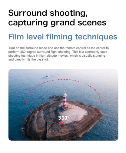 Mini Drone Professional 3-Axis Gimbal 5G WIFI GPS 8K Camera RC Drone with Screen Digital Relay Image Transmission Aerial UAV