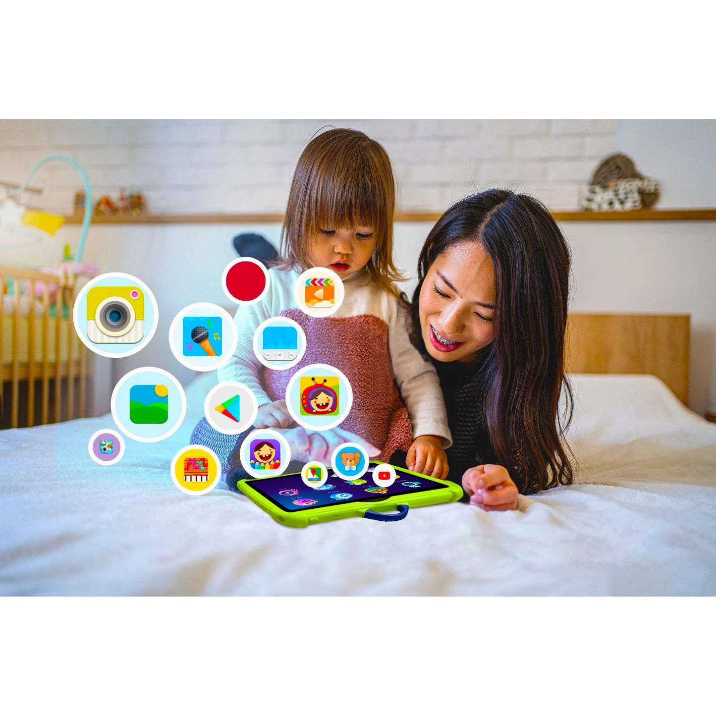 NEW 7 Inch Tablet Android 13 Children Tablet PC for Learning 4GB RAM 64GB ROM Quad Core 4000mAh Wifi 5 1024x800 IPS Kids Tablets