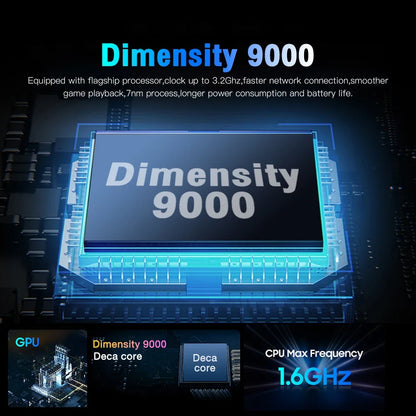 2025 Pad Tab 14 8 inch Android 12 16GB Ram 1TB Rom Dual SIM 10 Core Dimensity 9000 WPS GPS Bluetooth 10000mAh Original Tablet