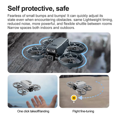 Xiaomi V86 Mini RC Drone 8K Aerial HD Intelligent Obstacle Avoidance Screen Remote Control Brushless Power GPS Helicopeter UAV