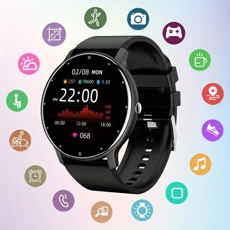 Smart Watch For Women Men 1.28"HD Display Multi Sports Modes Camera Control Music Control Sports Pedometer Watch For Android IOS