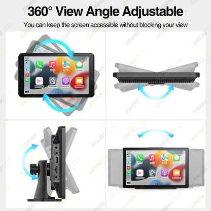 9 inch Car Radio Multimedia Video Player CarPlay Android Auto IPS Touch Screen AUX Input Bluetooth MirrorLink Universal