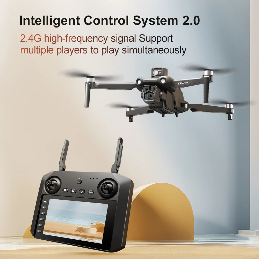 Professional GPS Drone 2025 U33 U99 with 8K Camera 360 Laser Obstacle Avoiding Touch Screen Brushless Motor FPV 5G RC Dron Toys