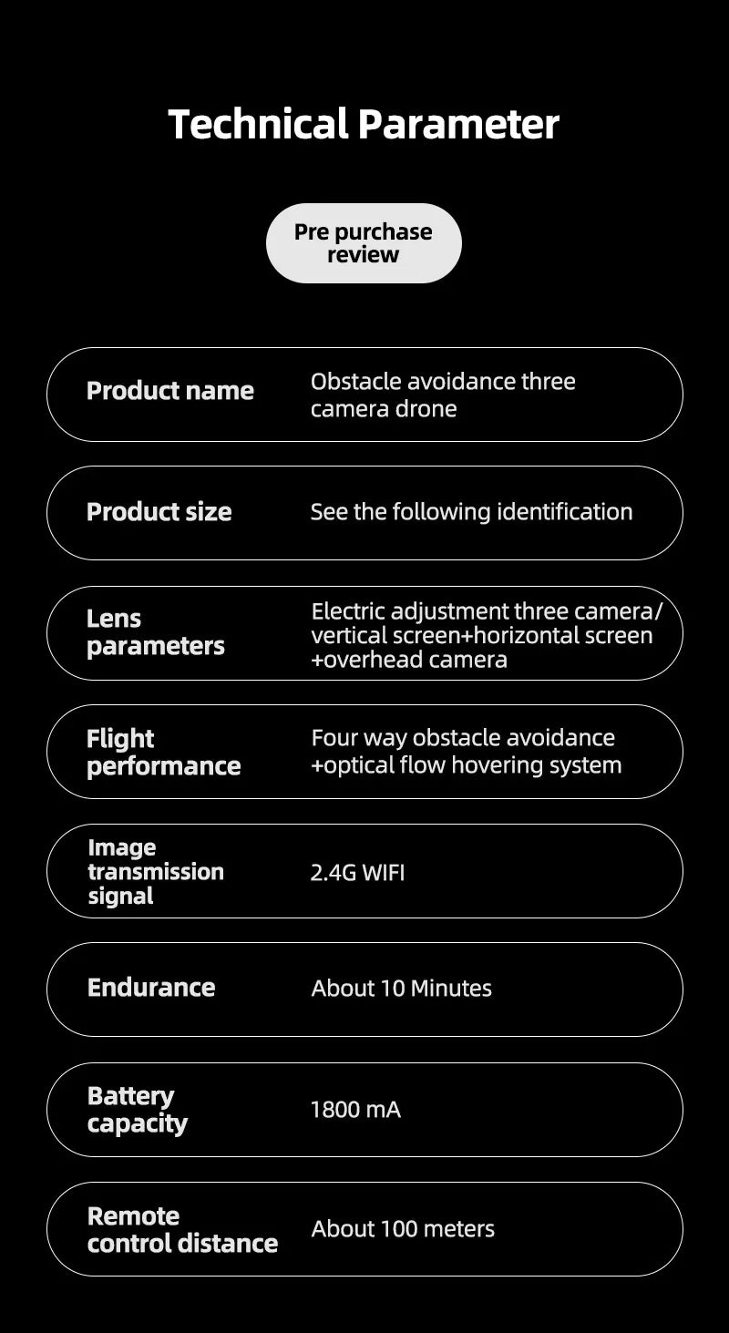 C10/E88 Drone 8K Professional Dual Camera 25min 360 Intelligent Obstacle Avoidance Four Axis Quadcopter Boy RC Toy VS K10 Dron