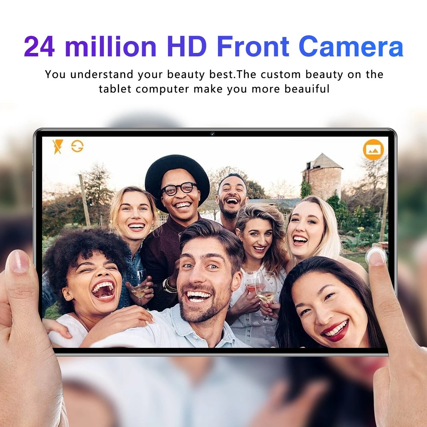 Best-selling tablet Android 15 2024 eight-core dual camera 5G Wifi memory 16GB 512GB battery 12000 mAh smart tablet