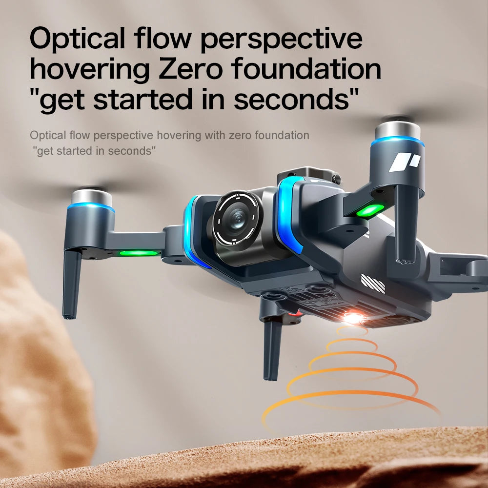 NEW XT808 4.5-Inch Larges Screen Control Drones 8K Professional HD Dual Cameras Brushless Obstacle Avoidances Foldable Quadcopte