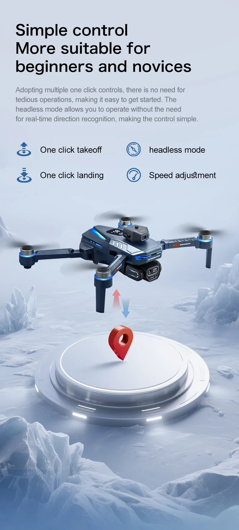 New GT8 Drone 8K Professional HD Camera Aerial FPV Intelligent Avoiding Obstacle Large Screen Remote Control Folding RC Dron Toy