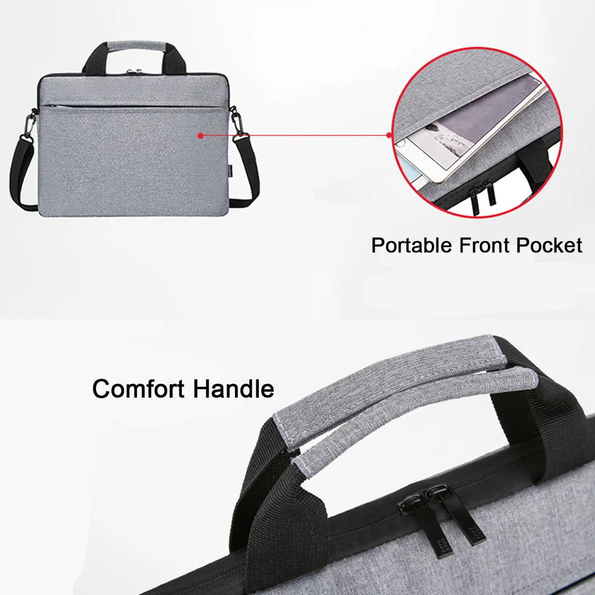 Laptop Bag, Men And Women With The Same Simple Shoulder Computer Bag, High-quality Handbag, 13-inch 14-inch 15-inch Optional