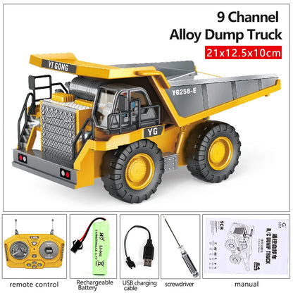 RC Excavator 1:20 Remote Control Truck 2.4G RC Crawler Engineering Vehicle Truck Radio Control Children's Day Christmas Gifts