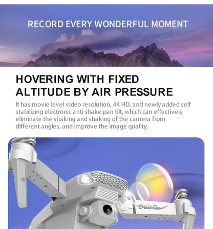Foldable New E88 Pro RC Drone With 4K Professional 1080P Wide Angle Dual HD Camera WIFI FPV Quadcopter Height Hold
