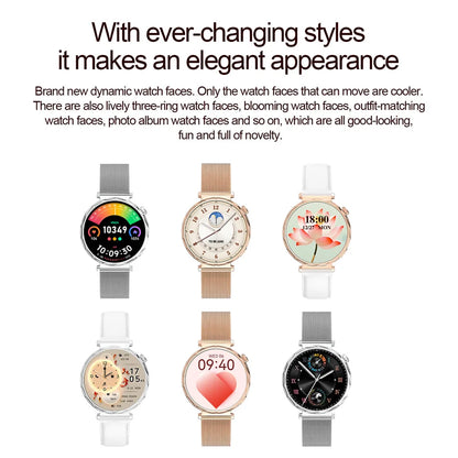 Fashion Women Bluetooth Call Smart Watch Watch AMOLED HD Screen Health Monitoring Waterproof Smartwatches 2025 New Android IOS