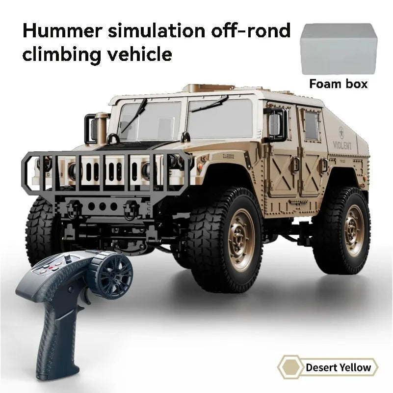 JJRC C8835 RC Car Simulation 4x4 All-terrain 2.4G Remote Control Car Off-road Climbing Electric Truck with LED Light RC Toy Gift