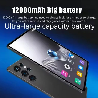 2025 New S24 Tablet Pad 10.1 inch Android 13 Eight Core 12GB+512GB 12000 mAh Ultra 5G WiFi HD Large Screen Tablet Compute