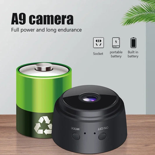 A9 Smart Home Security Camera WiFi Wireless 1080P Video Surveillance Remote Monitoring Motion Detection Night Vision Recorder