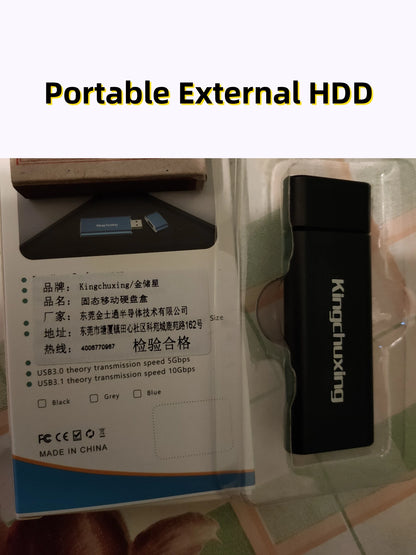 2TB Portable SSD 1TB M.2 Portable Solid State Drive USB3.0 High-speed Hard Disk External Hard Disk For Laptops/desktop