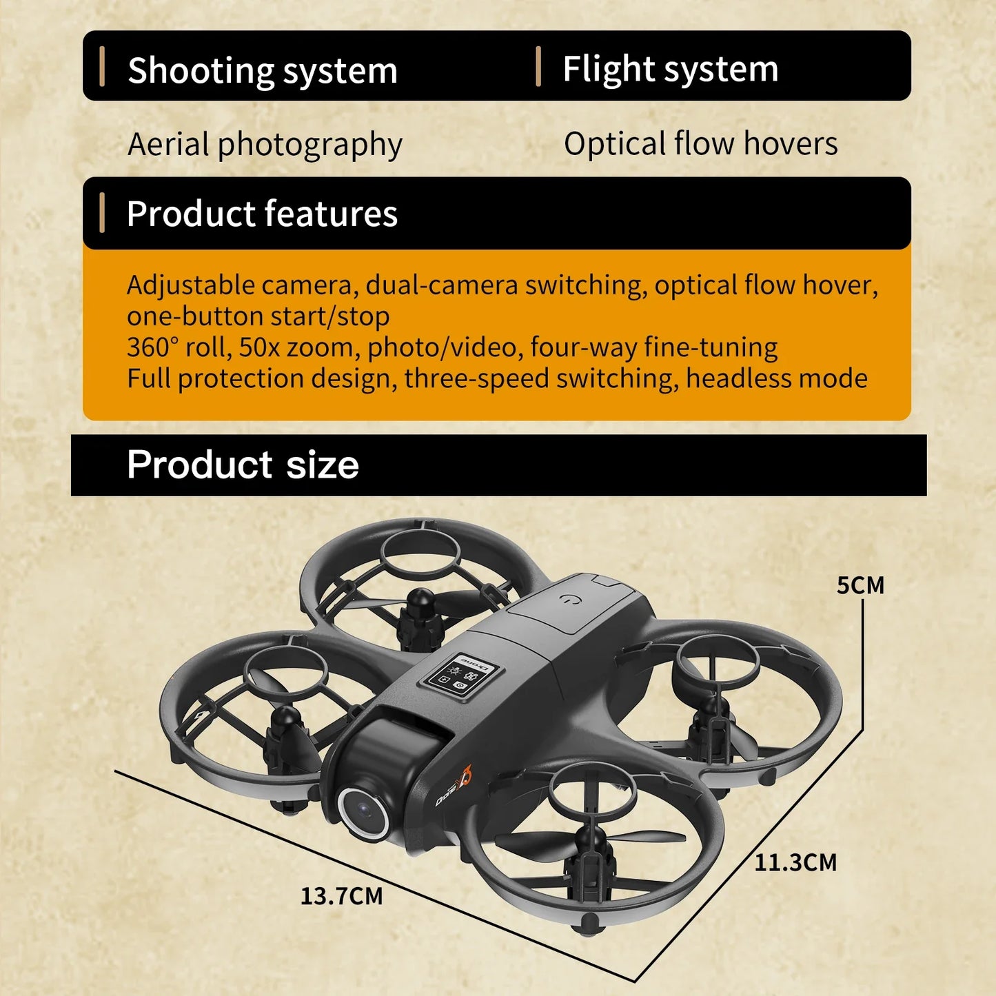 Xiaomi Dual Camera Drone YL3 Aerial Photography Aircraft 5G WIFI Brushless Motor Remote Control Optical Flow Hover Aircraft Gift