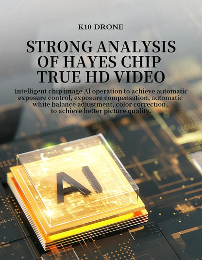 10KM 35 Mins With Touch Screen RC K10 Professional GPS Drone with 3-Axis Gimbal 8K Dual Camera FPV Brushless Airdrop Quadcopter