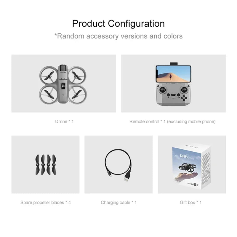 Xiaomi Original D16 Drone 8K 5G GPS Professional HD Aerial Photography Remote Control Aircraft Bushless Motor Quadcopter UAV