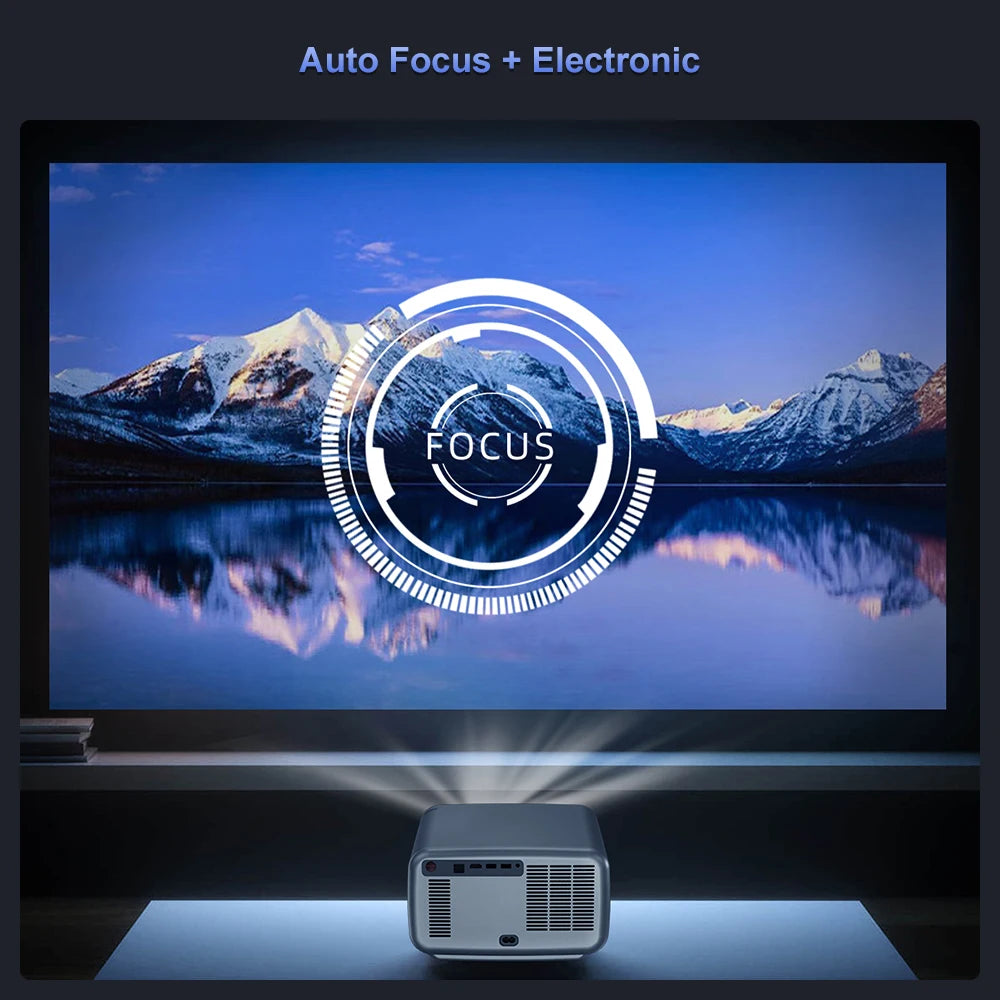 Touyinger Q12W PRO Full HD 1080P Projector 4K 2800 ANSI Android 12 Cinema Beam Projector for Home Education Conference Video