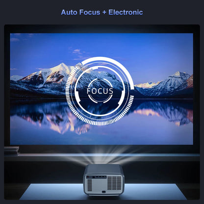 Touyinger Q12W PRO Full HD 1080P Projector 4K 2800 ANSI Android 12 Cinema Beam Projector for Home Education Conference Video