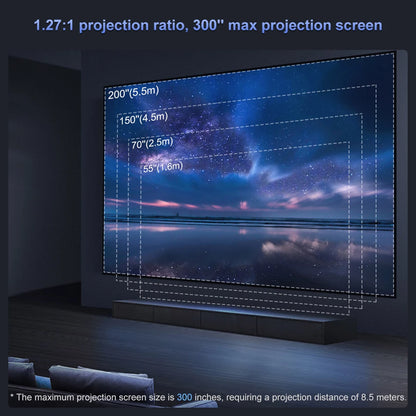 Touyinger Q12W PRO Full HD 1080P Projector 4K 2800 ANSI Android 12 Cinema Beam Projector for Home Education Conference Video