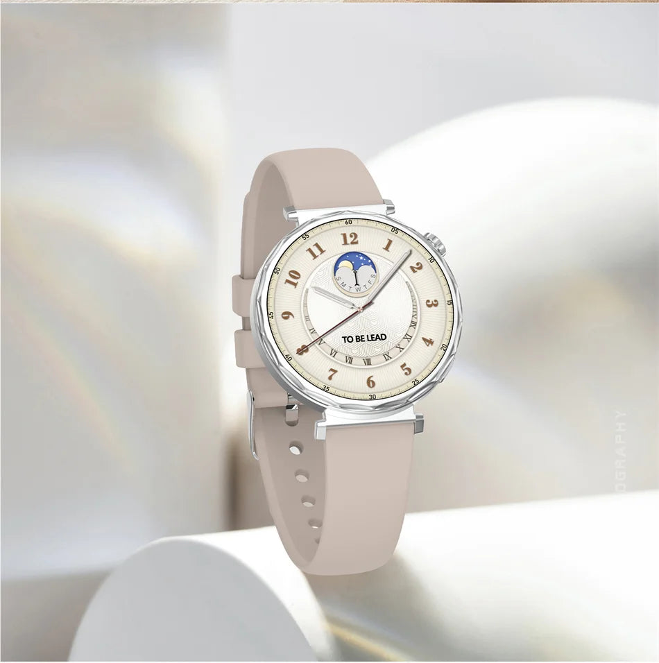 Fashion Women Bluetooth Call Smart Watch Watch AMOLED HD Screen Health Monitoring Waterproof Smartwatches 2025 New Android IOS