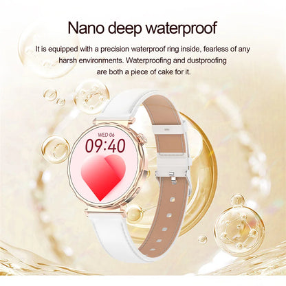 2025 New Fashion Bluetooth Call Smart Watch Women AMOLED HD Screen Health Monitoring 100+ Sports Mode Smartwatches IOS