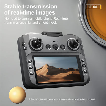 Drone with Camera 4K HD Video Stable Hover 180° Adjustable Lens 3D Flip RC Drones FPV Brushless Optical Flow Quadcopter UAV