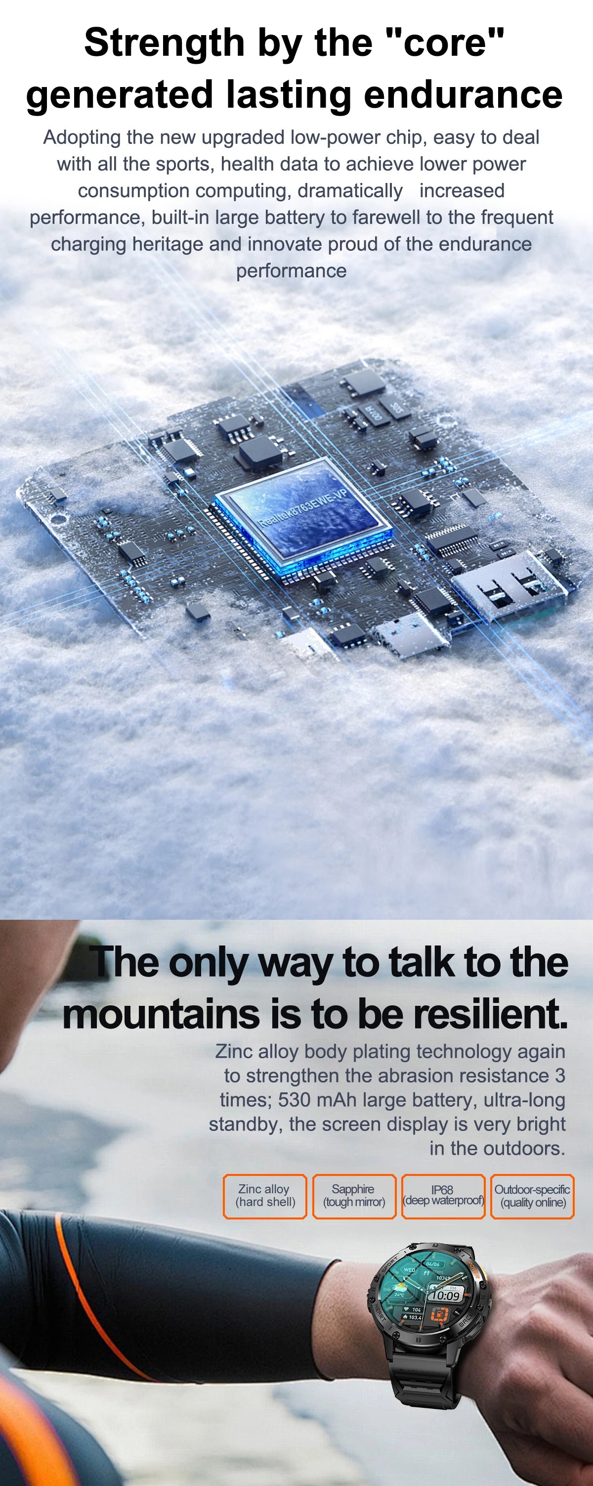 LIGE New AMOLED Smart Watch Men with Flashlight Sports Waterproof Fitness Tracker Bluetooth Call Smartwatch Man For Android ios