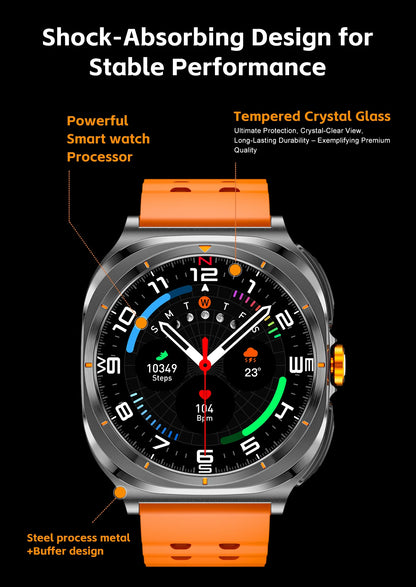 2025 New Smart Watch With 2 in 1 TWS Wireless Headset Bluetooth Call 1.53" AMOLED Screen 400mAh IP67 Waterproof Sport Smartwatch